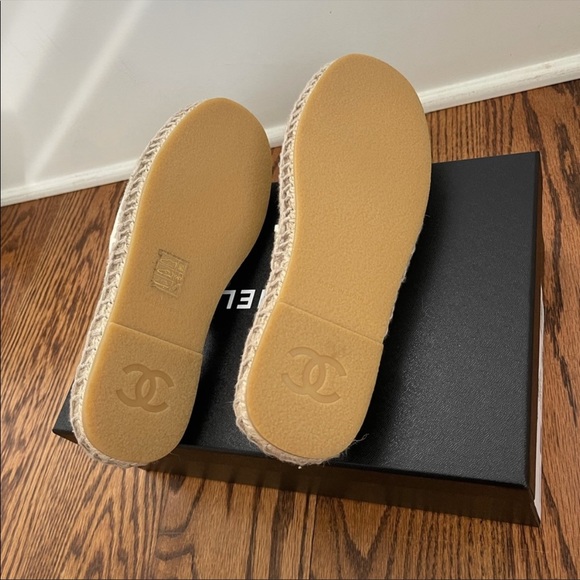 Chanel Espadrilles sandal white and black - Picture 5 of 9